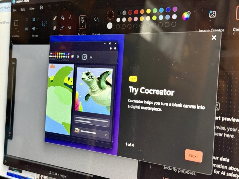 Microsoft Cocreator On Screen
