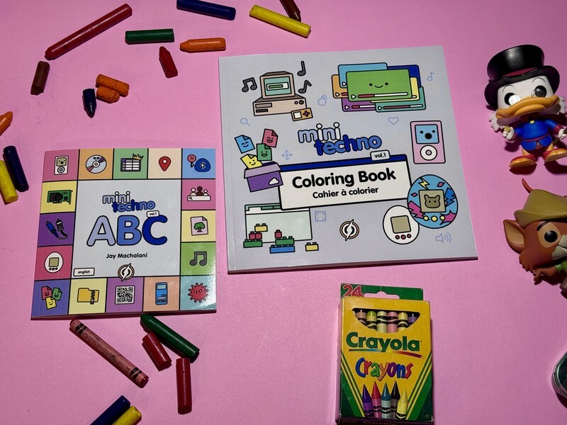 Mini Techno Colouring Book