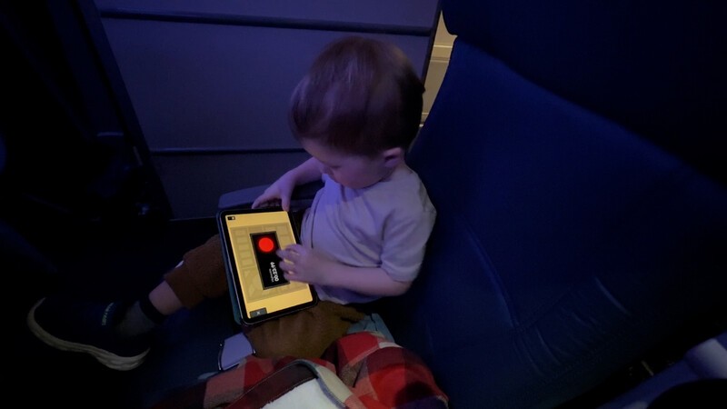 Playing On Airplane